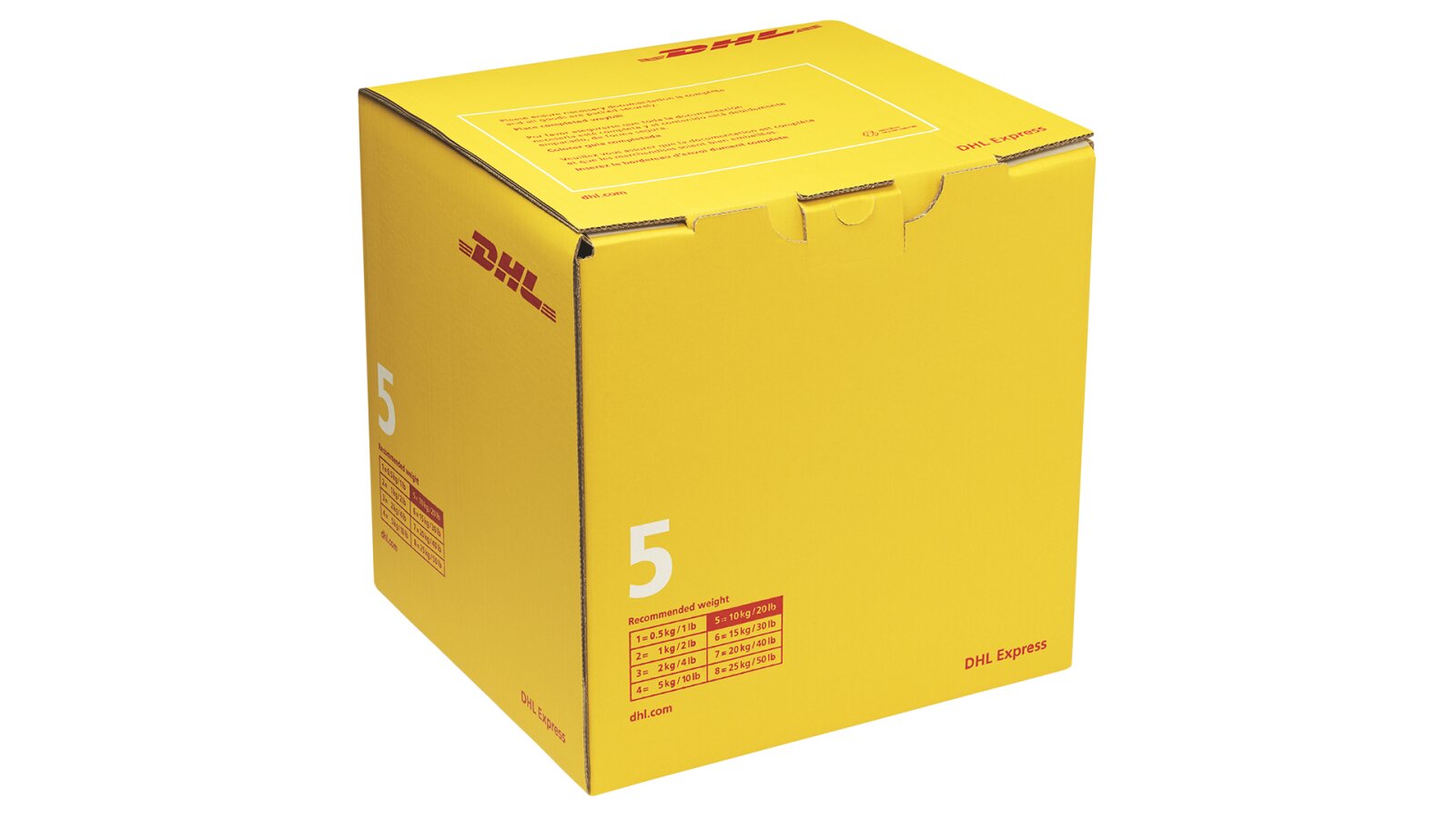 Box sizes new arrivals dhl